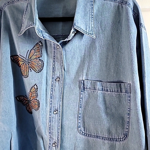 NWT, Vintage Butterfly Crystal Pattern - Picture 6 of 8